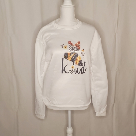 Noracora Women's "Be Kind" Sweatshirt NWT - Picture 3 of 8